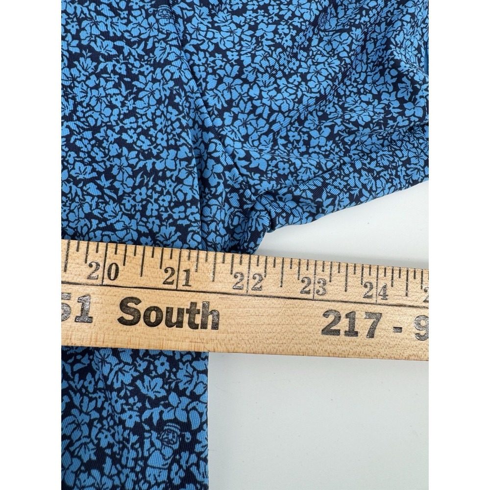 The Players UNDER ARMOUR Golf Polo Shirt TPC Sawgrass Floral Blue Men's XL - Picture 7 of 9